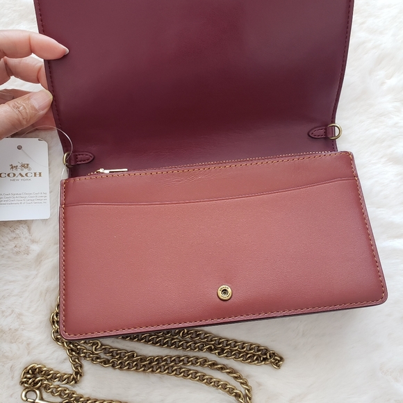 🍅New Coach Callie Foldover Chain - Picture 6 of 8